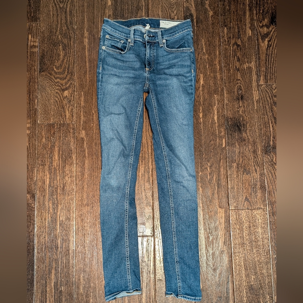Rag & bone Skinny Jeans with Strecth in Aberdeen Blue